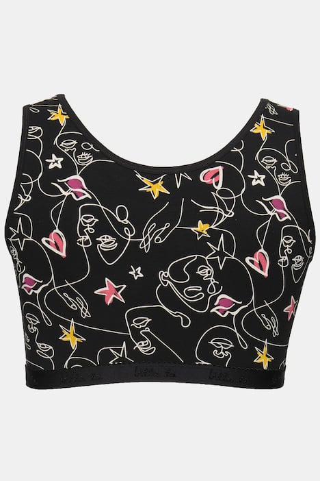 Bustier, over het hoofd aan te trekken model, zonder beugel