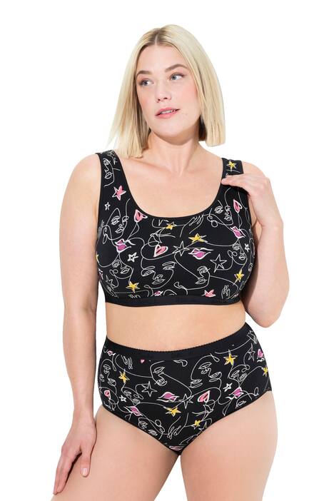 Bustier, navlékací provedení, jednobarevné provedení