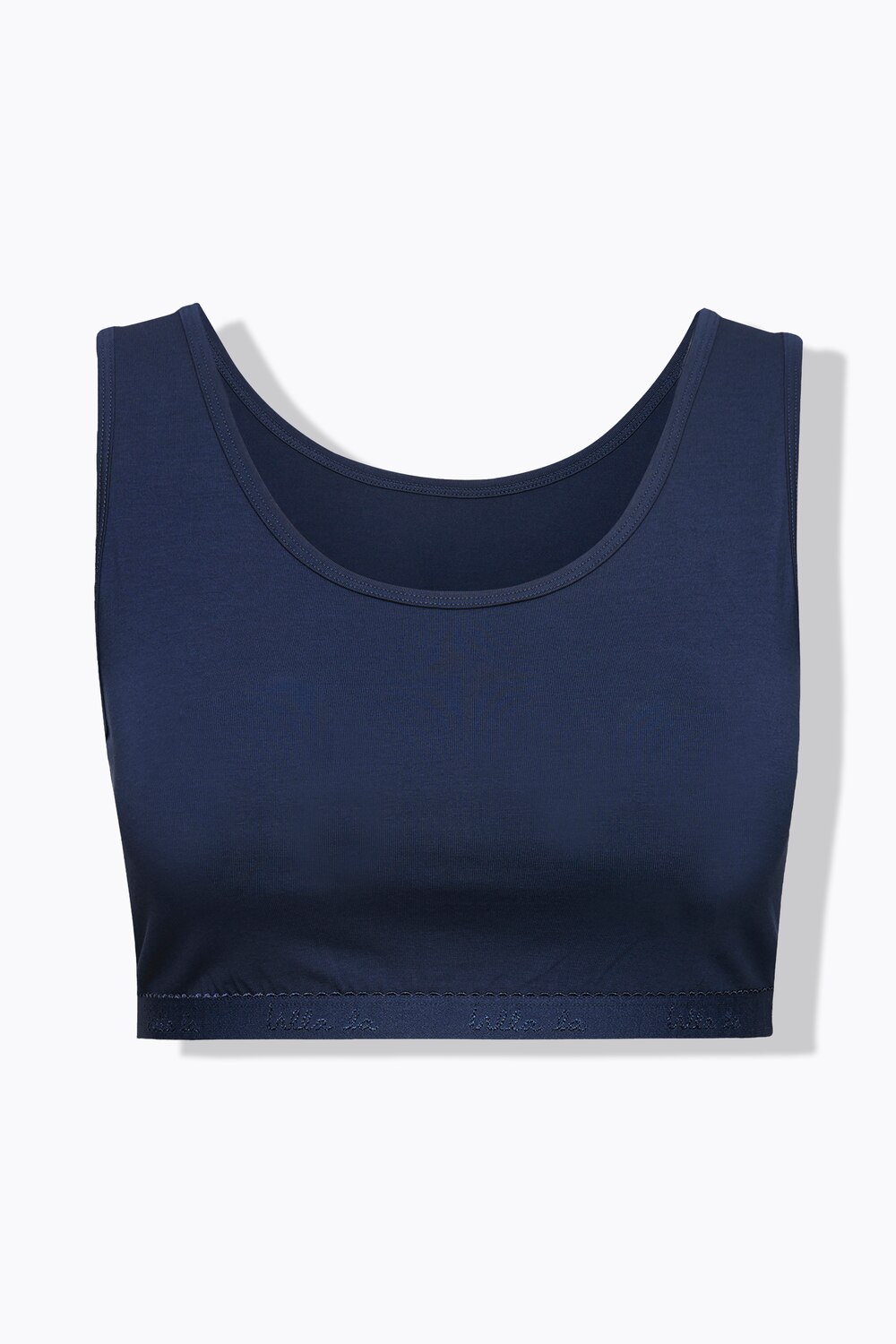 Grote Maten bustier, Dames, blauw, Maat: 58/60, Katoen, Ulla Popken