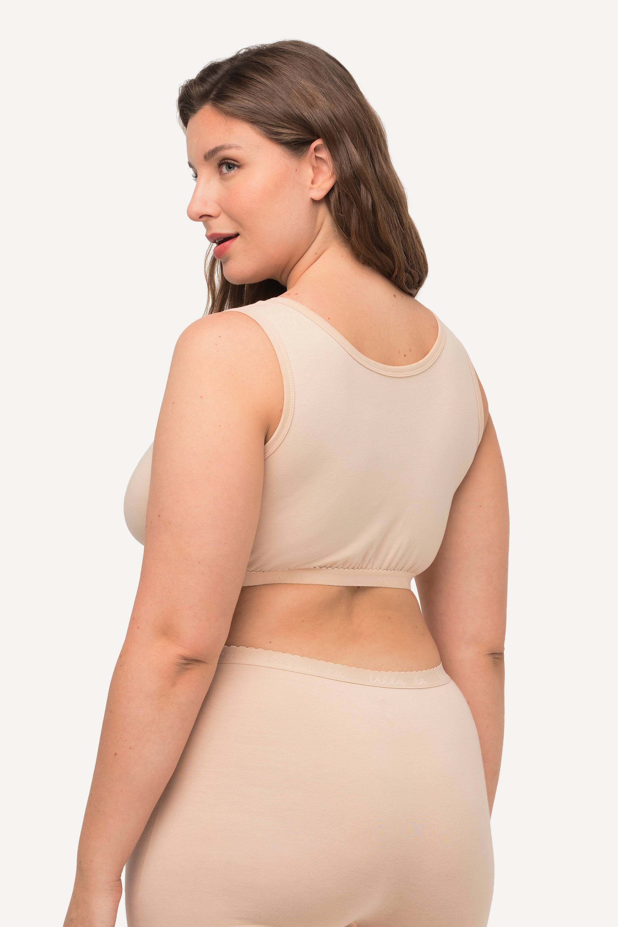 Ulla Popken Damen große Größen Bustier Schlupfform ohne Bügel 791580