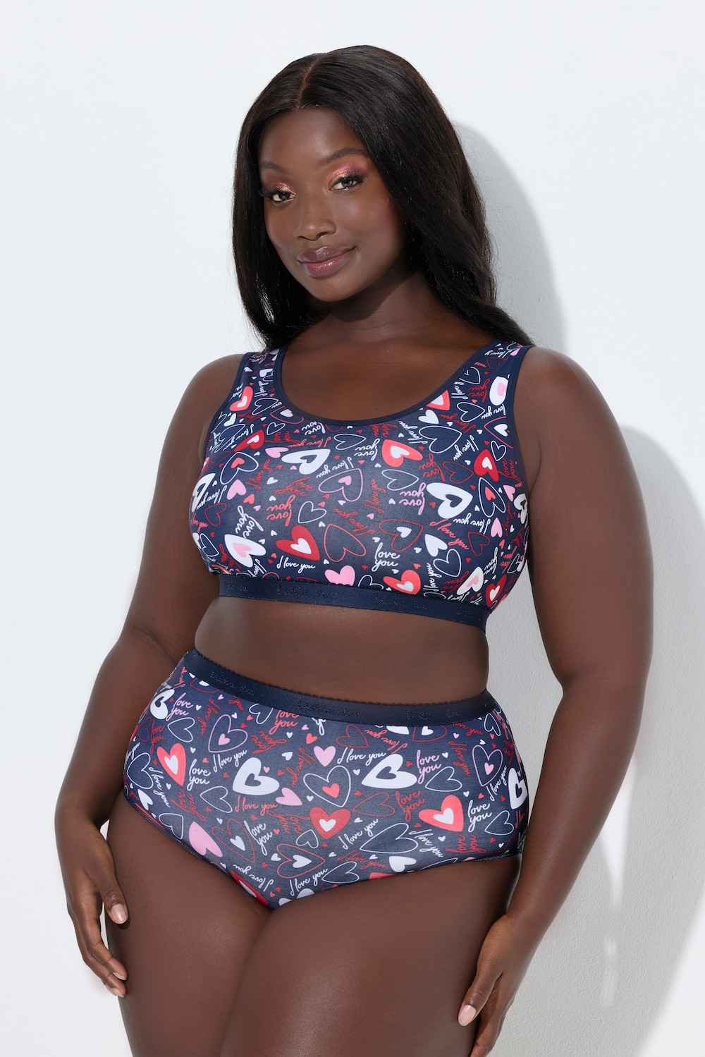 Große Größen Bustier, Damen, rosa, Größe: 62/64, Baumwolle, Ulla Popken