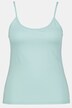 Podkoszulek z dżerseju, cienkie ramiączka, okrągły dekolt, bez rękawów
