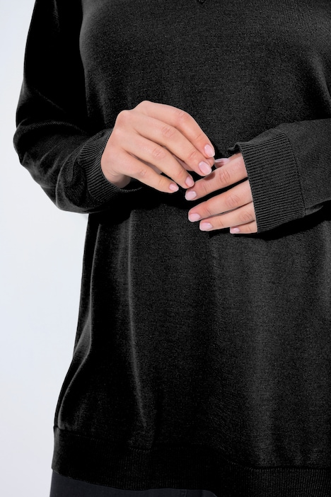 Casual V-Neck Long Sleeve Sweater