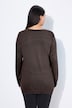 Pullover, V-Ausschnitt, Langarm, weicher Feinstrick