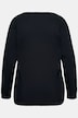 Pullover, V-Ausschnitt, Langarm, weicher Feinstrick