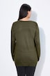 Pullover, V-Ausschnitt, Langarm, weicher Feinstrick