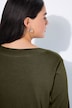 Pullover, V-Ausschnitt, Langarm, weicher Feinstrick