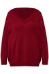 Svetr, výstřih do V, dlouhé rukávy, měkký jemný úplet