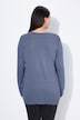 Pullover, V-Ausschnitt, Langarm, weicher Feinstrick