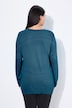 Pullover, V-Ausschnitt, Langarm, weicher Feinstrick