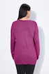 Pullover, V-Ausschnitt, Langarm, weicher Feinstrick