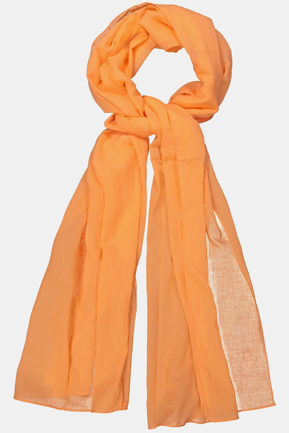 Grote Maten sjaal, Dames, oranje, Maat: One Size, Katoen, Ulla Popken