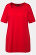 Square Neck Short Sleeve Cotton Knit Tunic