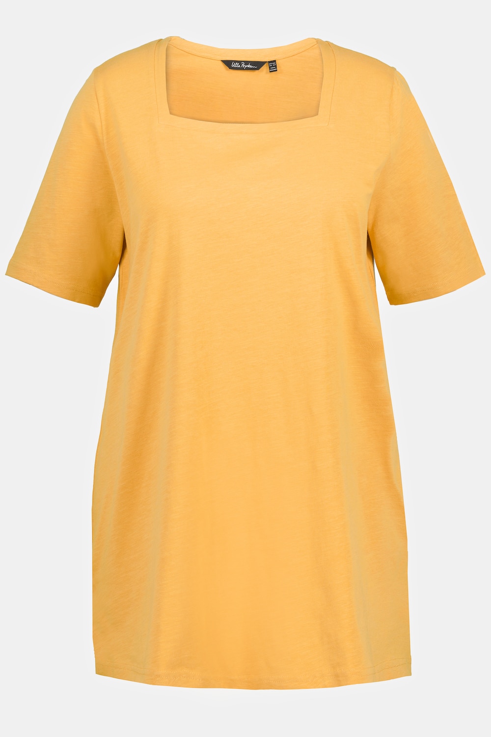 Grote Maten longshirt, Dames, oranje, Maat: 50/52, Katoen, Ulla Popken