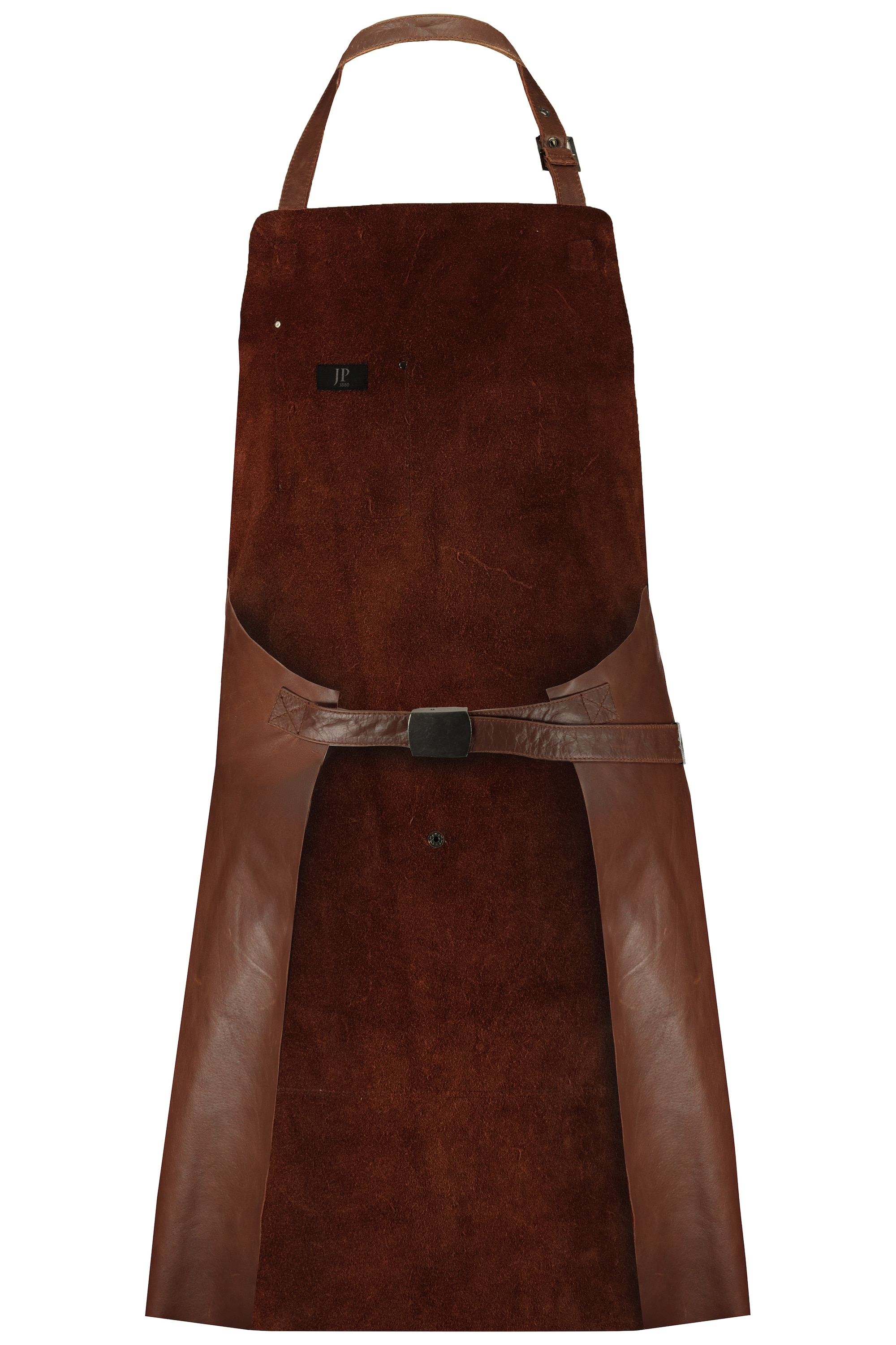 JP 1880 Accessoire I kastanienbraun Lederschürze Grillen Größe verstellbar - Produktbild 1