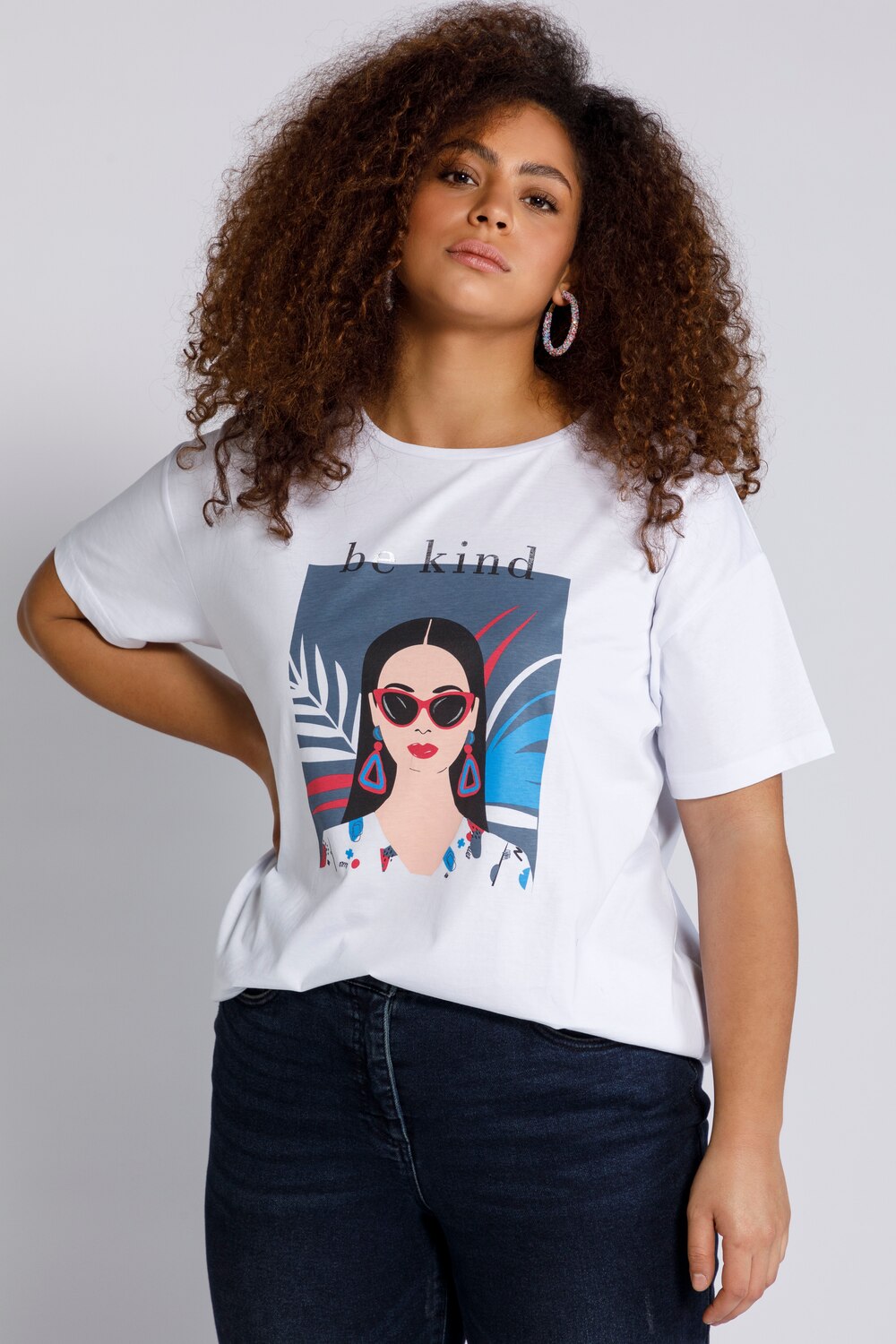 Grote Maten shirt, Dames, grijs, Maat: 50/52, Katoen, Studio Untold Grote Maten shirt, Dames, grijs, Maat: 50/52, Katoen, Studio Untold