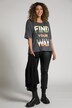 T-Shirt, XL-Statement, Oversized, Rundhals, Halbarm