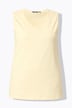 Top, 2er-Pack, Ringel/uni, V-Ausschnitt, ärmellos