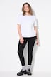 Leggings, smal form, høy midje, elastisk linning, jersey