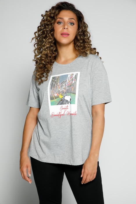 T-Shirt, Snoopy-Venedigmotiv, Rundhals, Halbarm