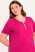 Bigshirt, 2er-Pack, Zierkanten, Halbarm