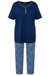 Pyžamo, dvoudílné, dlouhé kalhoty, biobavlna