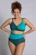 Bikini, Farbverlauf, High Waist, verstellbare Träger