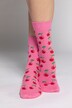 Cherry Print Stretch Socks