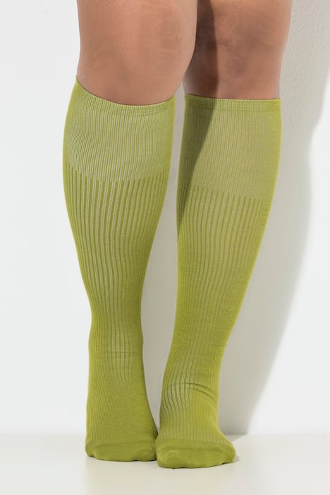 Mi-bas de contention à compression élevée