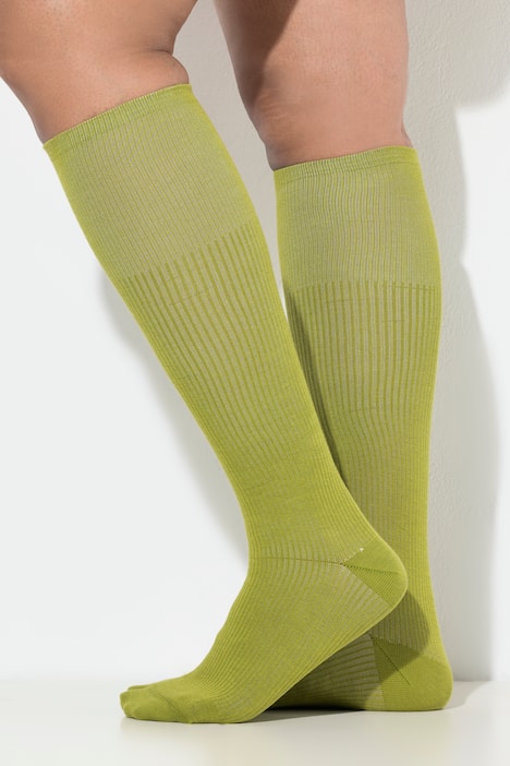 Mi-bas de contention à compression élevée