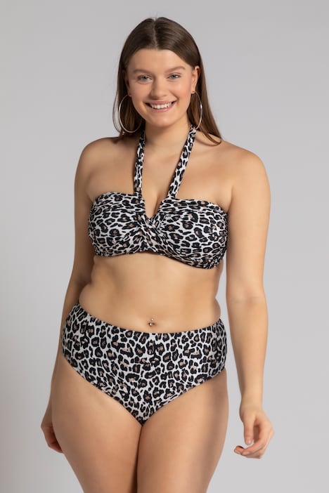 Seraph Aandringen telefoon bikini top, neckholder, softcups, luipaard | Bikini's & Tankini's | Badmode