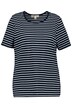 Pyžamové tričko, proužky, kulatý výstřih, krátké rukávy, biobavlna
