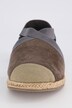 Elastic Strap Detail Suede Look Espadrilles