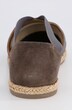 Elastic Strap Detail Suede Look Espadrilles