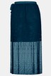Jupe portefeuille, boutons-pression, mesh plissé