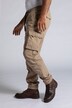 Pantalon cargo, tissu Ripstop. Taille élastique, coupe Tapered Loose Fit.