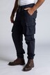 Pantalon cargo, tissu Ripstop. Taille élastique, coupe Tapered Loose Fit.