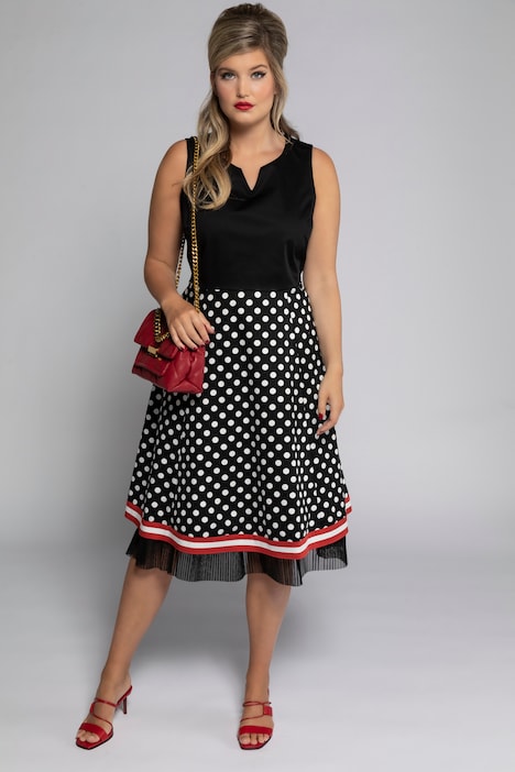 Farbwahl CL Design Latex Fifties Polka Dots Kleid Rockabilly Look 