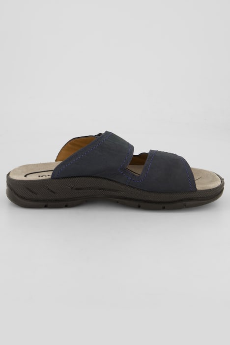 heren instapers, Jomos, leer, klittenbandpatjes, t/m mt. 50