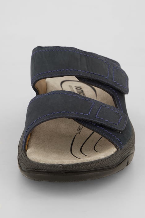 heren instapers, Jomos, leer, klittenbandpatjes, t/m mt. 50