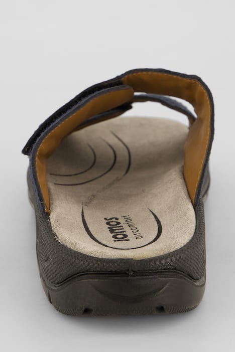 heren instapers, Jomos, leer, klittenbandpatjes, t/m mt. 50