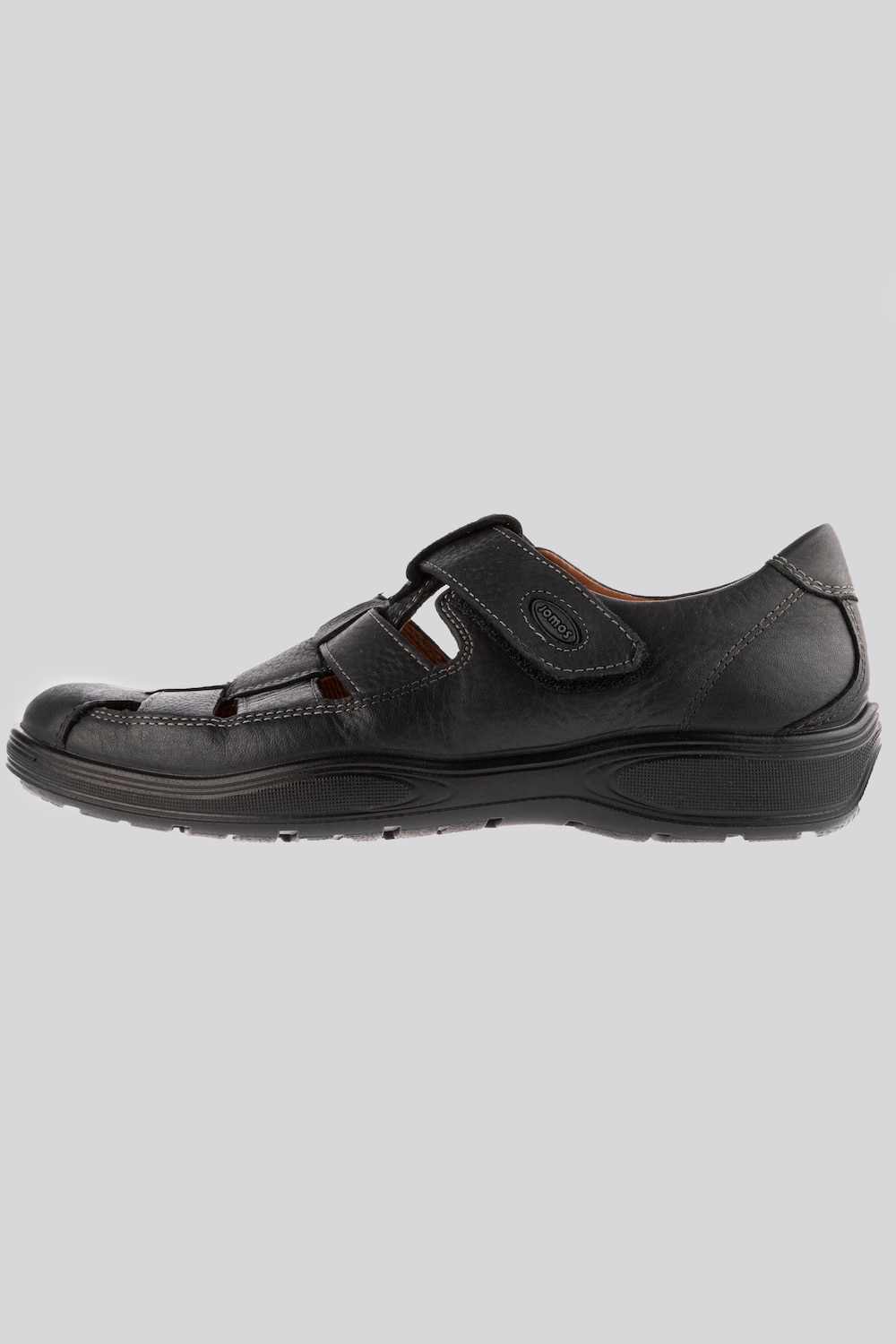 Herren-Sandale, Große Größen, Herren, schwarz, Größe: 49, Leder, JP1880 product