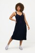 V-Neck Stretch Knit Tank Dress