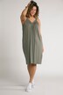 V-Neck Stretch Knit Tank Dress