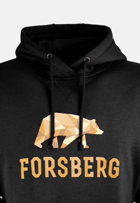 Hoodie mit Forsbär Logo