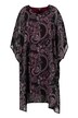Kaftanové šaty, Paisley, oversize, šifon, žerzejové šaty