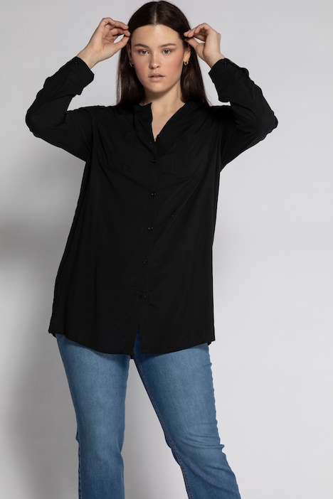 Boxy Fit Front Pockets Shirt Blouse | all Blouses | Blouses