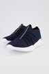 sneaker, stretch-knit, mockaskinn, lästvidd H