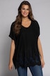 Kaftan, Spitze, Oversized, extrafeiner Strick, Halbarm