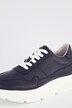 Sneaker di nappa con suola chunky e larghezza H